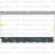 Матрица для ноутбука HP Pavilion G7-2270 (1600x900 HD+) TN, 40pin, Глянцевая