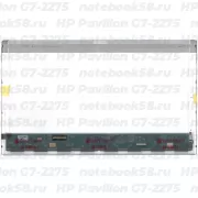 Матрица для ноутбука HP Pavilion G7-2275 (1600x900 HD+) TN, 40pin, Глянцевая