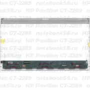 Матрица для ноутбука HP Pavilion G7-2289 (1600x900 HD+) TN, 40pin, Глянцевая