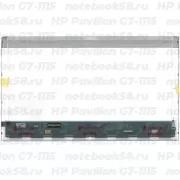 Матрица для ноутбука HP Pavilion G7-1115 (1600x900 HD+) TN, 40pin, Глянцевая