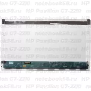 Матрица для ноутбука HP Pavilion G7-2210 (1600x900 HD+) TN, 40pin, Глянцевая