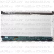 Матрица для ноутбука HP Pavilion G7-2253er (1600x900 HD+) TN, 40pin, Глянцевая