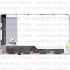 Матрица для ноутбука HP Pavilion G7-1323nr (1600x900 HD+) TN, 40pin, Глянцевая