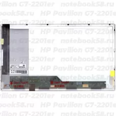 Матрица для ноутбука HP Pavilion G7-2201er (1600x900 HD+) TN, 40pin, Глянцевая