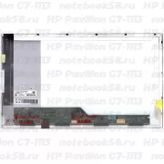 Матрица для ноутбука HP Pavilion G7-1113 (1600x900 HD+) TN, 40pin, Глянцевая