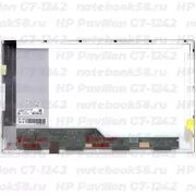 Матрица для ноутбука HP Pavilion G7-1242 (1600x900 HD+) TN, 40pin, Глянцевая