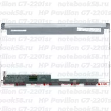 Матрица для ноутбука HP Pavilion G7-2201sr (1600x900 HD+) TN, 40pin, Матовая