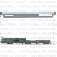 Матрица для ноутбука HP Pavilion G7-2315er (1600x900 HD+) TN, 40pin, Матовая