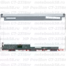 Матрица для ноутбука HP Pavilion G7-2318nr (1600x900 HD+) TN, 40pin, Матовая