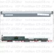 Матрица для ноутбука HP Pavilion G7-2328sr (1600x900 HD+) TN, 40pin, Матовая