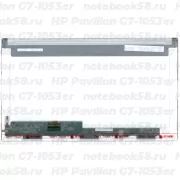 Матрица для ноутбука HP Pavilion G7-1053er (1600x900 HD+) TN, 40pin, Матовая