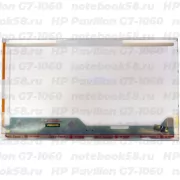Матрица для ноутбука HP Pavilion G7-1060 (1600x900 HD+) TN, 40pin, Глянцевая