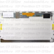 Матрица для ноутбука HP Pavilion G7-1312nr (1600x900 HD+) TN, 40pin, Матовая