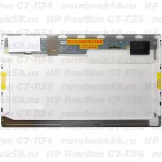 Матрица для ноутбука HP Pavilion G7-1136 (1600x900 HD+) TN, 40pin, Матовая