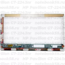 Матрица для ноутбука HP Pavilion G7-2243nr (1600x900 HD+) TN, 40pin, Глянцевая