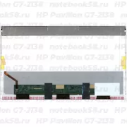 Матрица для ноутбука HP Pavilion G7-2138 (1600x900 HD+) TN, 40pin, Глянцевая