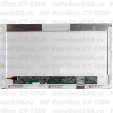 Матрица для ноутбука HP Pavilion G7-1360 (1600x900 HD+) TN, 40pin, Матовая