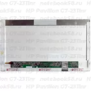 Матрица для ноутбука HP Pavilion G7-2311nr (1600x900 HD+) TN, 40pin, Матовая