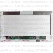 Матрица для ноутбука HP Pavilion G7-2311sr (1600x900 HD+) TN, 40pin, Матовая
