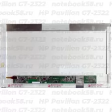 Матрица для ноутбука HP Pavilion G7-2322 (1600x900 HD+) TN, 40pin, Матовая