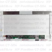 Матрица для ноутбука HP Pavilion G7-1214 (1600x900 HD+) TN, 40pin, Матовая