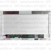 Матрица для ноутбука HP Pavilion G7-1253 (1600x900 HD+) TN, 40pin, Матовая