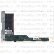 Матрица для ноутбука HP Pavilion G7-1113 (1600x900 HD+) TN, 40pin, Глянцевая