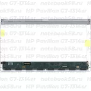 Матрица для ноутбука HP Pavilion G7-1314sr (1600x900 HD+) TN, 40pin, Глянцевая