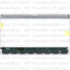 Матрица для ноутбука HP Pavilion G7-2043 (1600x900 HD+) TN, 40pin, Глянцевая