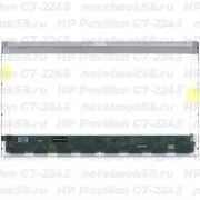 Матрица для ноутбука HP Pavilion G7-2245 (1600x900 HD+) TN, 40pin, Глянцевая