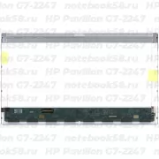 Матрица для ноутбука HP Pavilion G7-2247 (1600x900 HD+) TN, 40pin, Глянцевая