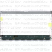 Матрица для ноутбука HP Pavilion G7-2312nr (1600x900 HD+) TN, 40pin, Глянцевая