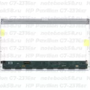 Матрица для ноутбука HP Pavilion G7-2316sr (1600x900 HD+) TN, 40pin, Глянцевая