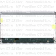 Матрица для ноутбука HP Pavilion G7-2361er (1600x900 HD+) TN, 40pin, Глянцевая