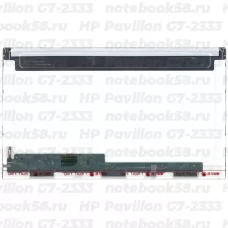 Матрица для ноутбука HP Pavilion G7-2333 (1600x900 HD+) TN, 40pin, Глянцевая