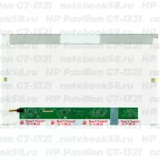 Матрица для ноутбука HP Pavilion G7-1321 (1600x900 HD+) TN, 40pin, Глянцевая