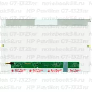 Матрица для ноутбука HP Pavilion G7-1323nr (1600x900 HD+) TN, 40pin, Глянцевая