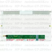 Матрица для ноутбука HP Pavilion G7-2300er (1600x900 HD+) TN, 40pin, Глянцевая