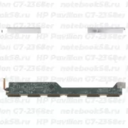 Матрица для ноутбука HP Pavilion G7-2368er (1600x900 HD+) TN, 40pin, Глянцевая