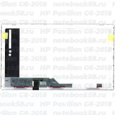 Матрица для ноутбука HP Pavilion G6-2018 (1366x768 HD) TN, 40pin, Матовая