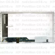 Матрица для ноутбука HP Pavilion G6-1c36 (1366x768 HD) TN, 40pin, Глянцевая