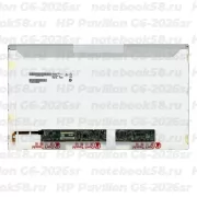 Матрица для ноутбука HP Pavilion G6-2026sr (1366x768 HD) TN, 40pin, Глянцевая