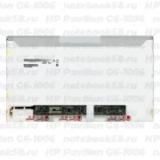 Матрица для ноутбука HP Pavilion G6-1006 (1366x768 HD) TN, 40pin, Глянцевая