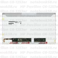 Матрица для ноутбука HP Pavilion G6-1253er (1366x768 HD) TN, 40pin, Глянцевая