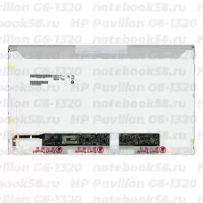 Матрица для ноутбука HP Pavilion G6-1320 (1366x768 HD) TN, 40pin, Глянцевая