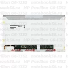 Матрица для ноутбука HP Pavilion G6-1352 (1366x768 HD) TN, 40pin, Глянцевая