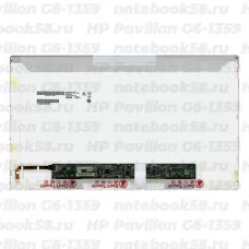 Матрица для ноутбука HP Pavilion G6-1359 (1366x768 HD) TN, 40pin, Глянцевая