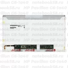 Матрица для ноутбука HP Pavilion G6-1a40 (1366x768 HD) TN, 40pin, Глянцевая