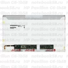 Матрица для ноутбука HP Pavilion G6-1b58 (1366x768 HD) TN, 40pin, Глянцевая