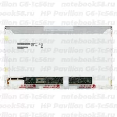 Матрица для ноутбука HP Pavilion G6-1c56nr (1366x768 HD) TN, 40pin, Глянцевая